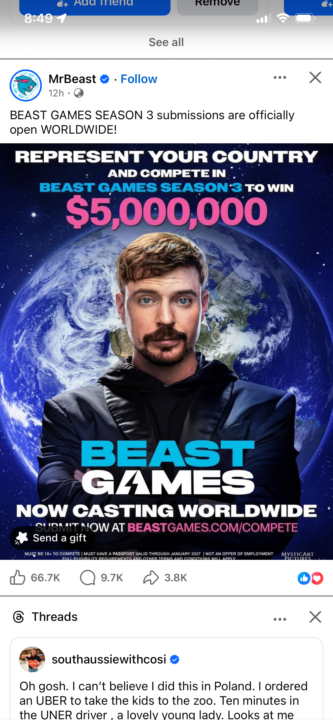 Let’s get Goose on Mr Beast!! 