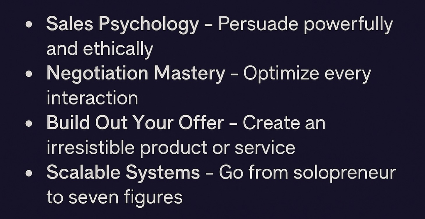 The Sales Code: Master the Game, Build Your Empire