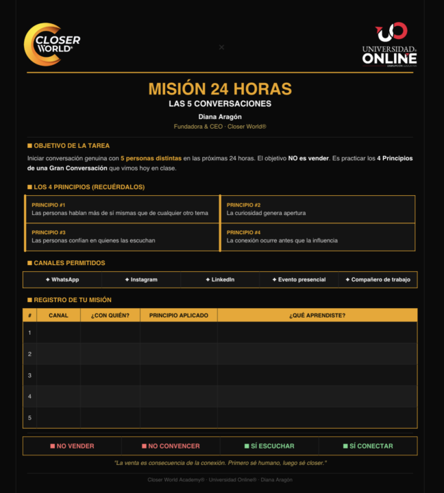 Sin Conversación No Hay Venta🫰