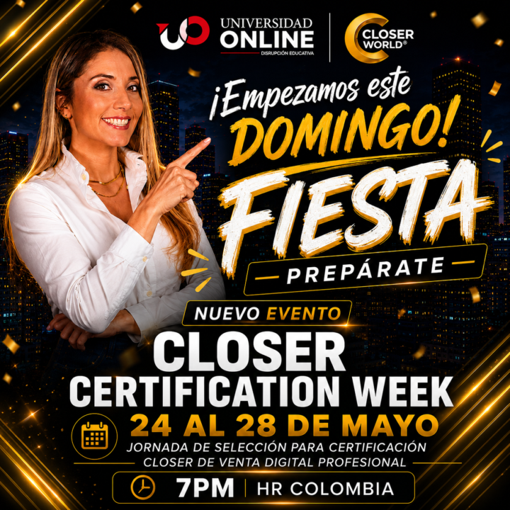 Falta solo un día para Closer Certification Week