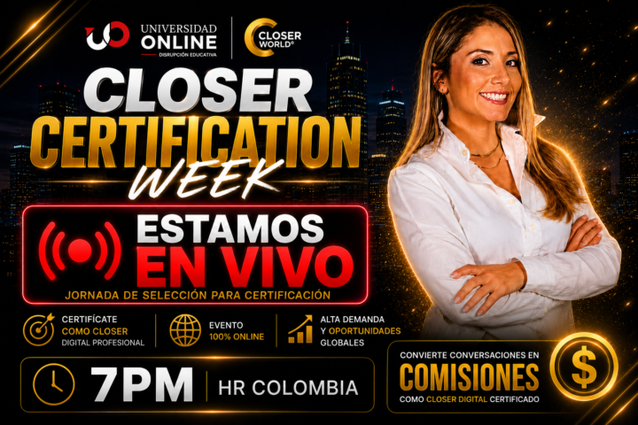 🟡 Ya estamos en vivo | Día 1 – CLOSER CERTIFICATION WEEK