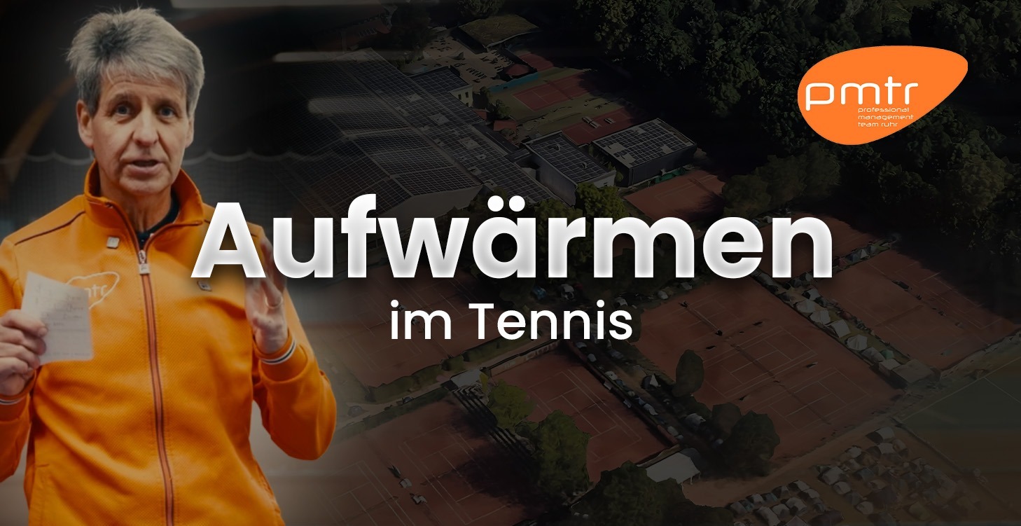 Aufwärmen im Tennis