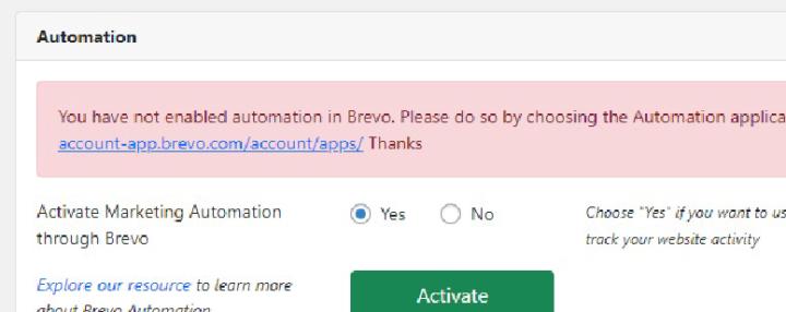 WordPress and Brevo (sendinblue) Automations