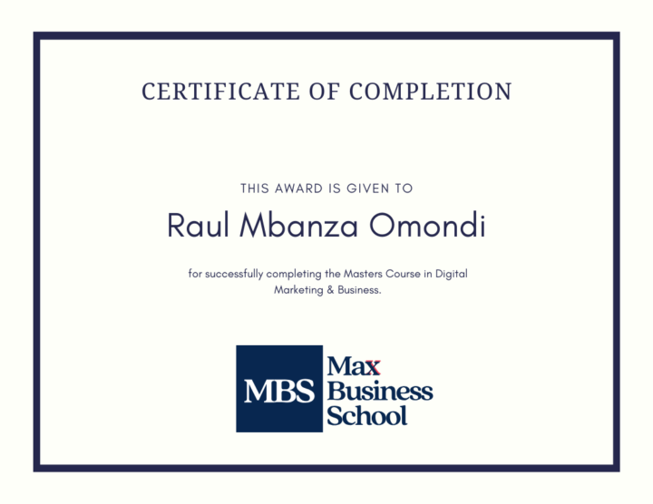 Graduation - Raul Mbanza Omondi