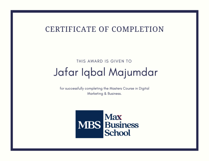 Graduation - Jafar Iqbal Majumdar