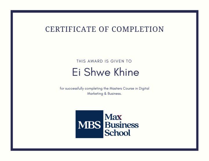 Graduation - Ei Shwe Khine