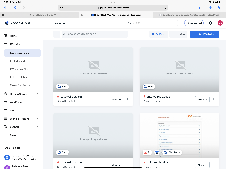 If I built the website from the install wordpress section?