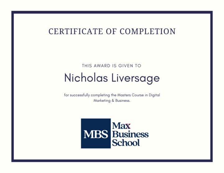 Graduation - Nicholas Liversage