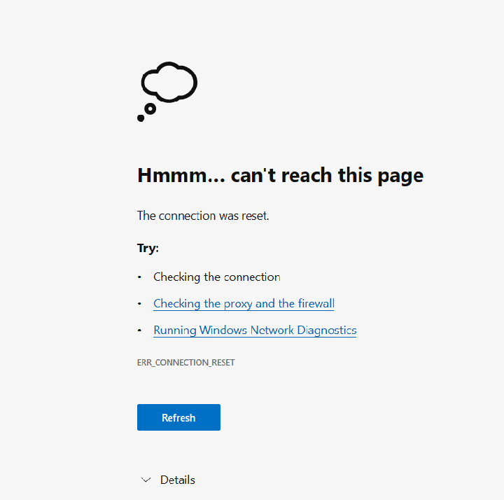 Dream host link error