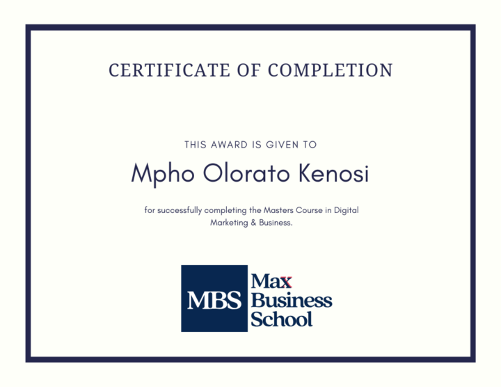 Graduation - Mpho Olorato Kenosi