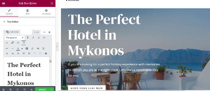 Problem with edit my home page with Elementor. 