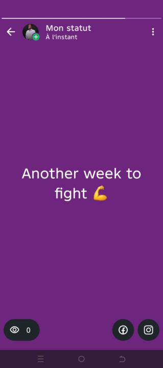 Another week to fight