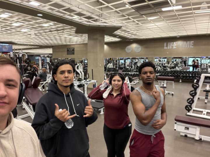 Gym sesh with serva Eve John 