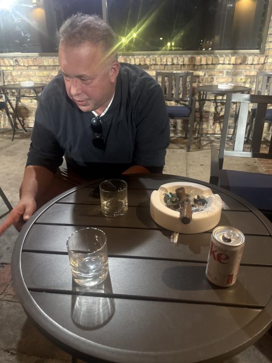Whiskey and cigars with the pop