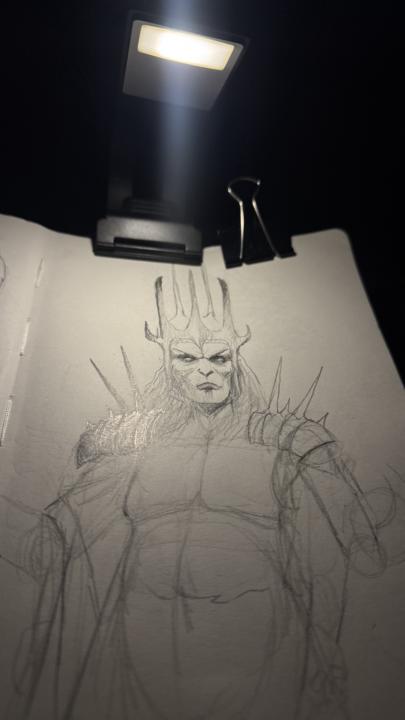 Late night sketching 💡