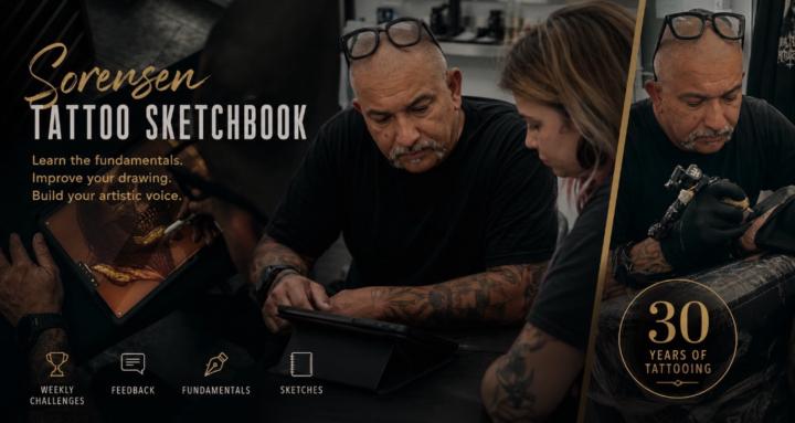 Sorensen tattoo sketchbook