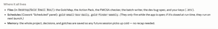 Email Box keeps your CRM clean and competitor-free automatically; the Discovery Engine tells you who to chase; and the SDR (once built) will pre-qualify those targets by phone so you only spend time on warm, real decision-makers.