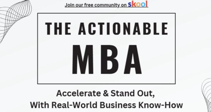 The Actionable MBA