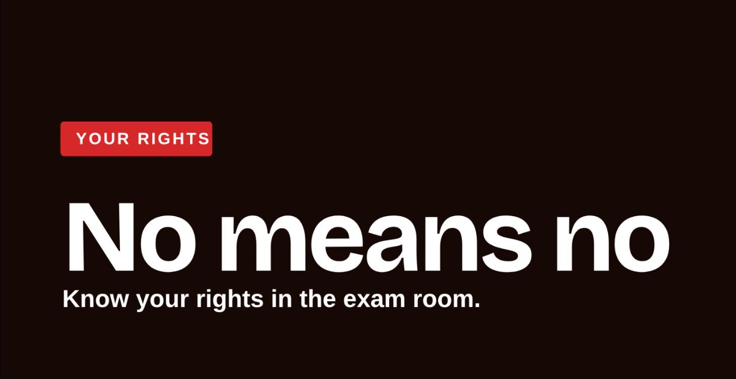 No means NO