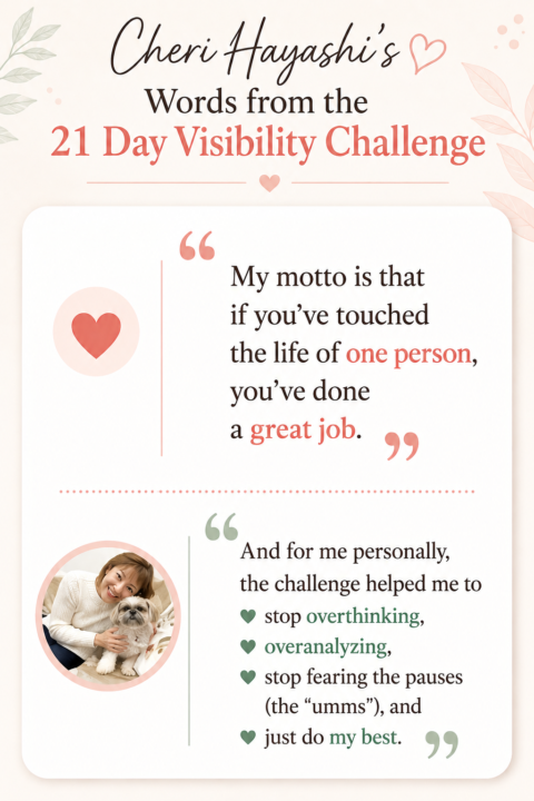 21 Day Visibility Challenge ✨