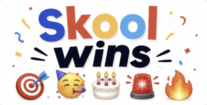 🎯🥳🎂🚨🔥 Skool WINS