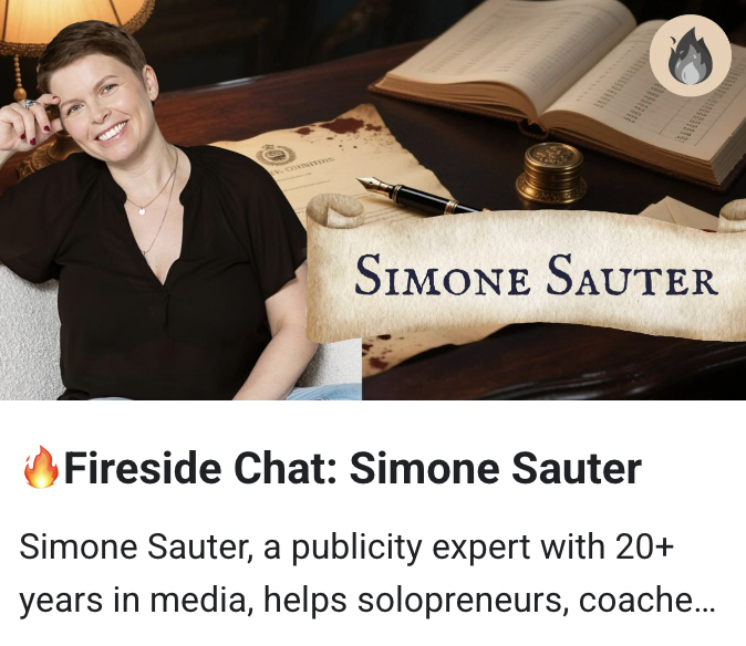 🔥 Fireside Chat Replay: Simone Sauter