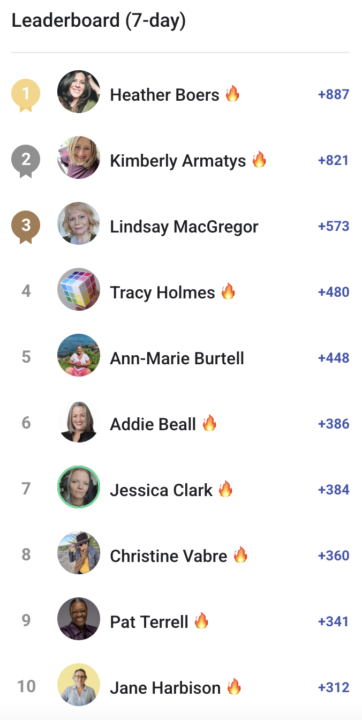 🎉 Leaderboard Challenge Winners!!