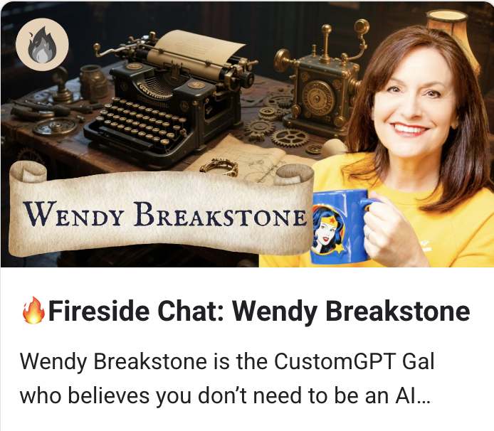 🔥 Fireside Chat with Wendy Breakstone — This Monday!