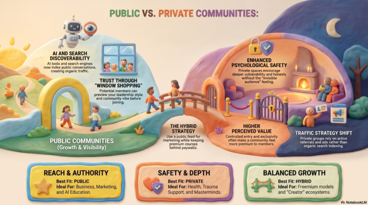 Public or Private Communities: To be or not to be?