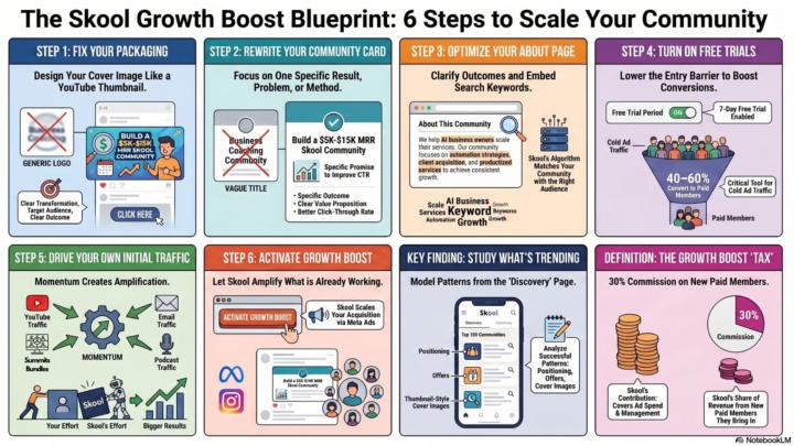 💎 6 Steps to Scale Your Skool Community