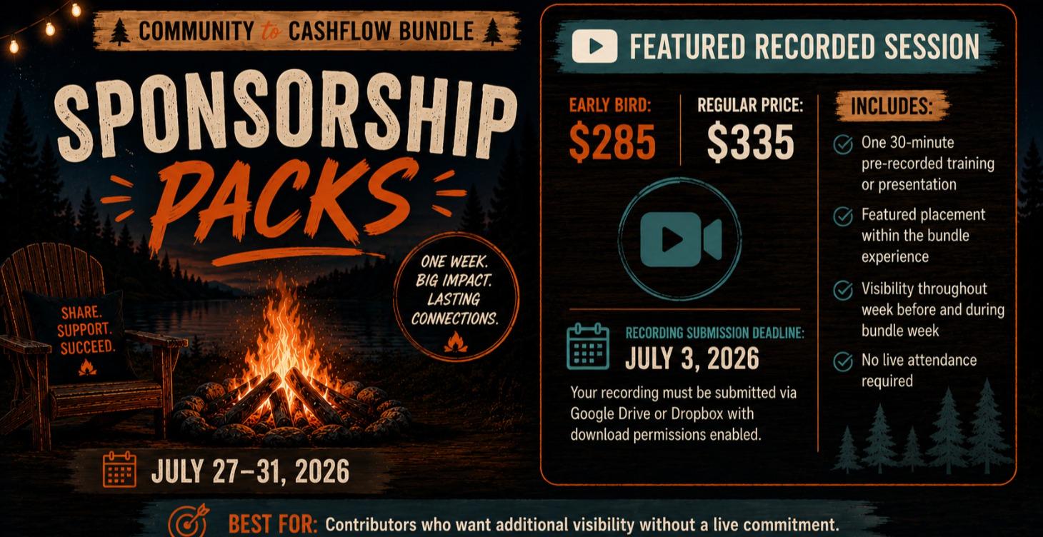 Featured Recorded Sponsor Pack
