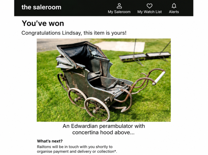 What a hundred-year-old pram taught me about saying yes