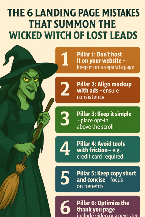 Does Your Landing Page Convert? Here are the 6 Pillars you need!