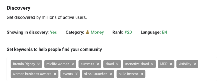🆕 Discovery Key Search Words Are Up!!