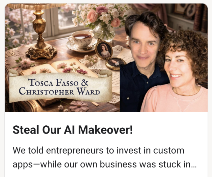Give Tosca & Christopher some 🥰