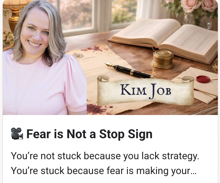 💃 We faced our fears this morning with Kim