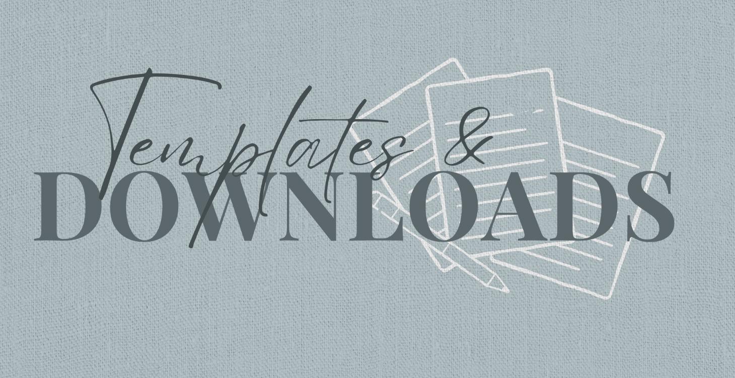 Templates & Downloads