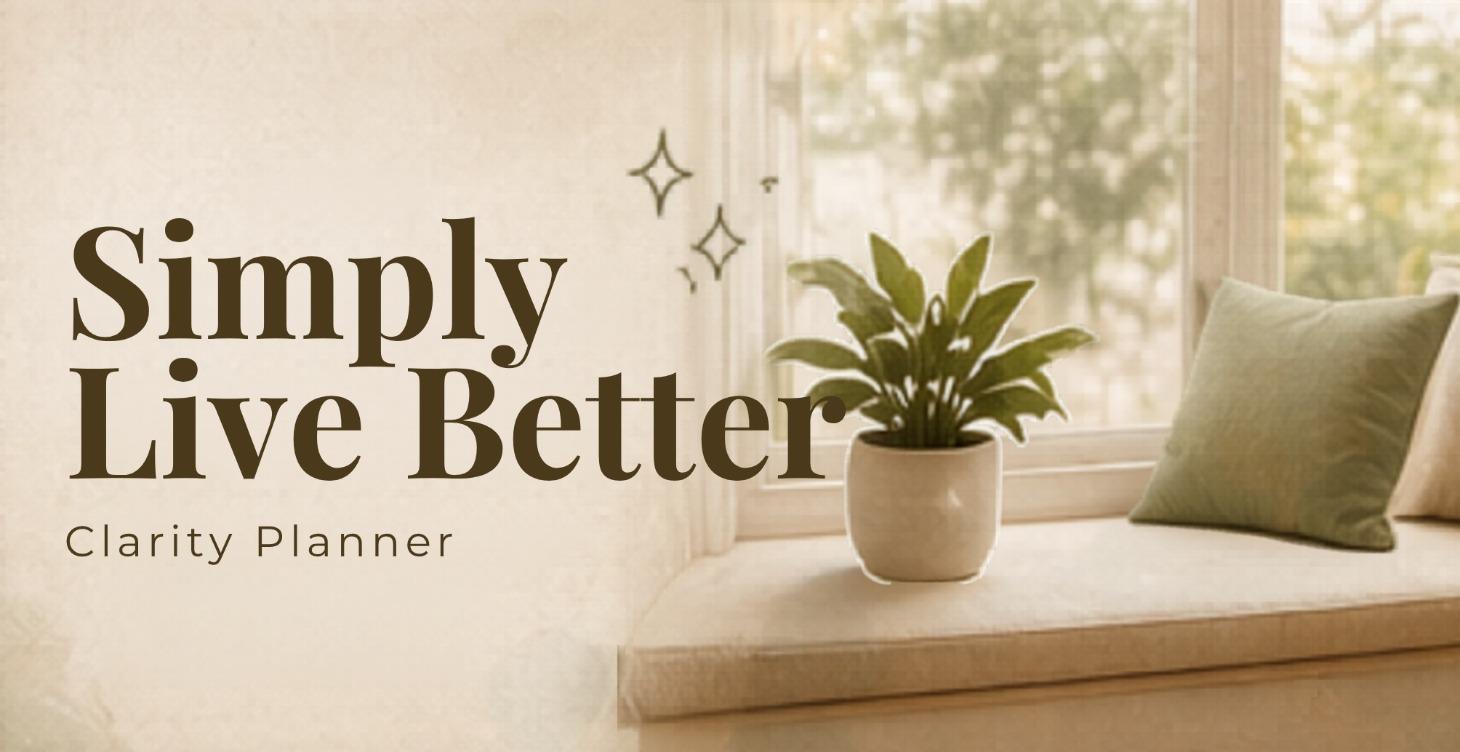 Simply Live Better Clarity Planner
