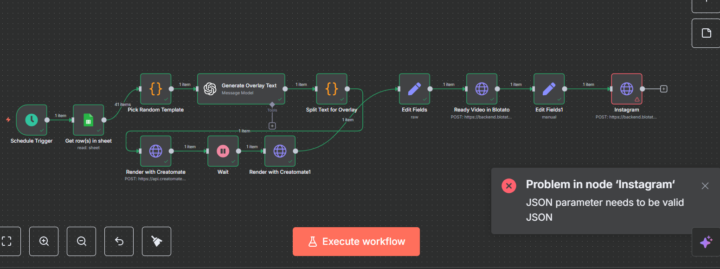 Instagram module not working (Agent automation)