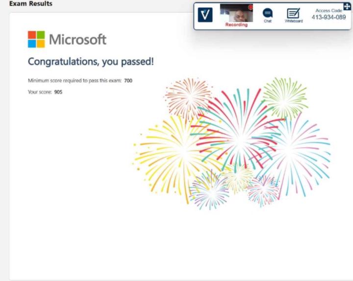 AZ-900!!!! In the bag! 