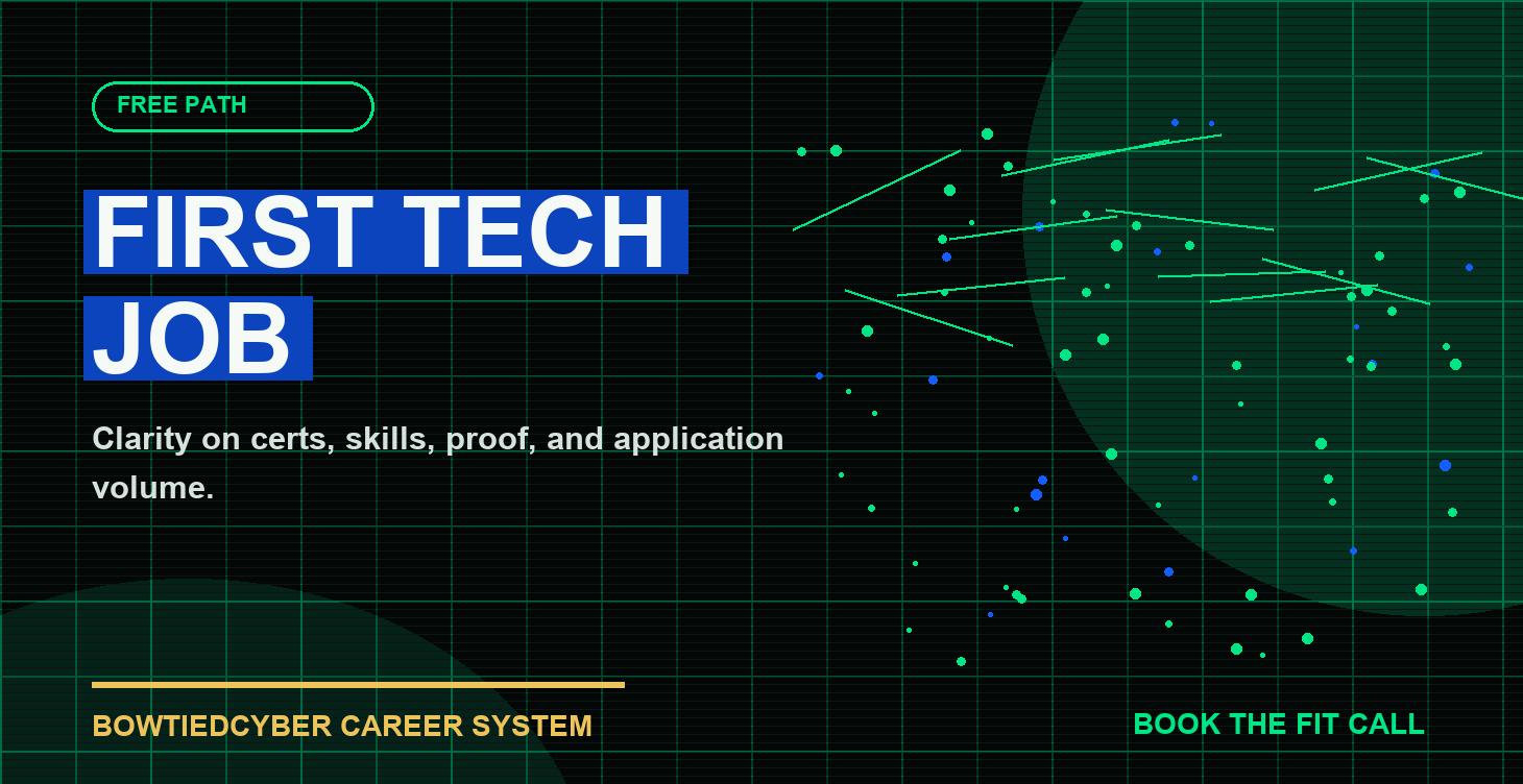 How To Get Your First Tech Job