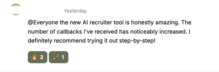 Callback Boost from the AI Recruiter Tool 🔥