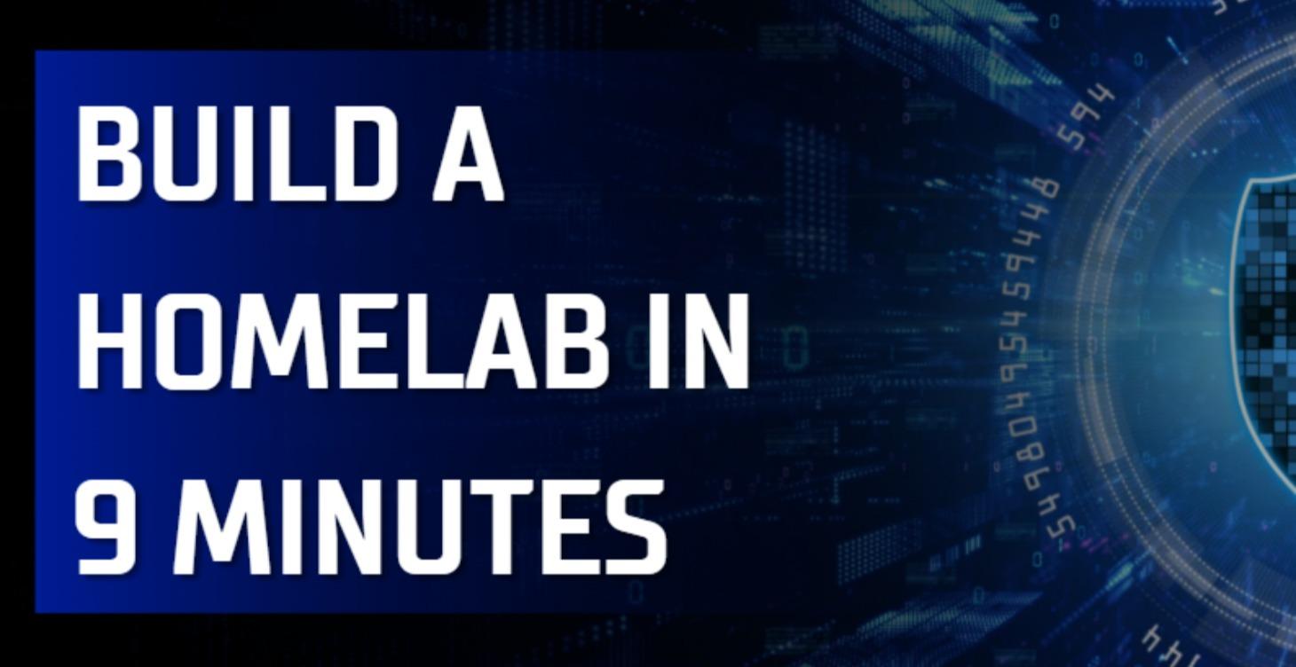 Build a Homelab in 9 Minutes