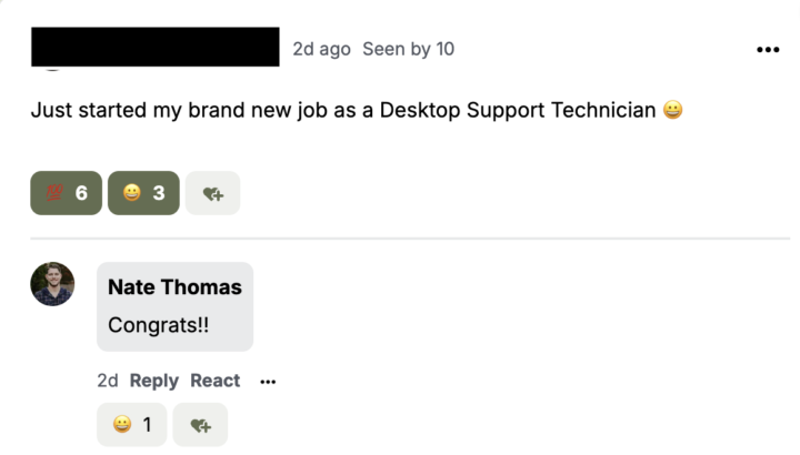 Desktop Support Role Secured 🚀🥳