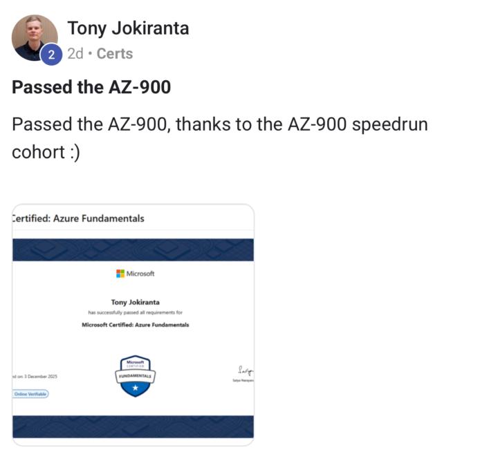 2 certs in 2 days????