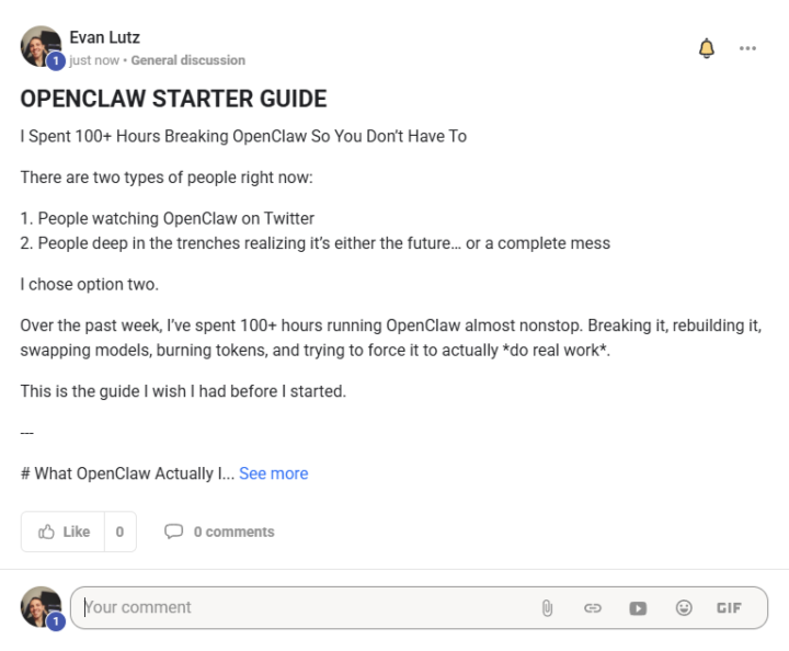 I took two weeks worth of tweets and packaged them into one openclaw nuggest of wisdom