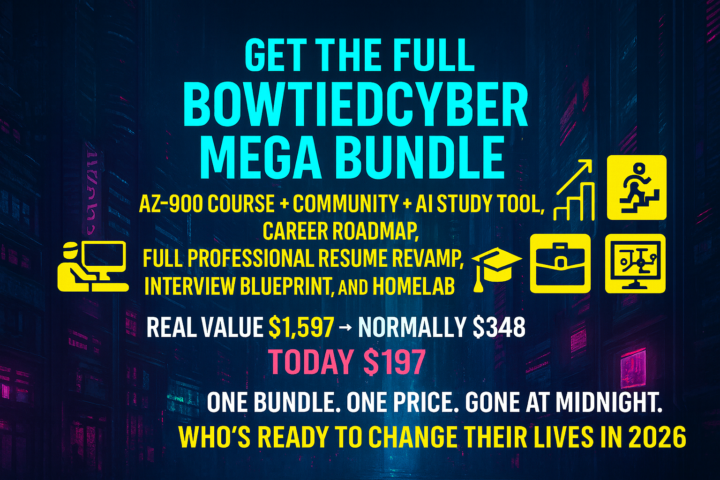 SUNDAY ONLY - THE BOWTIEDCYBER MEGA BUNDLE 87% OFF!!!