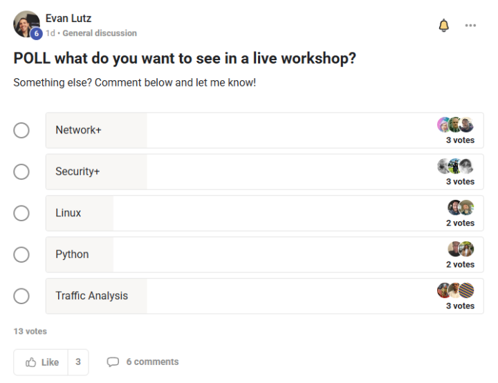 The results are in - you guys want everything - literally