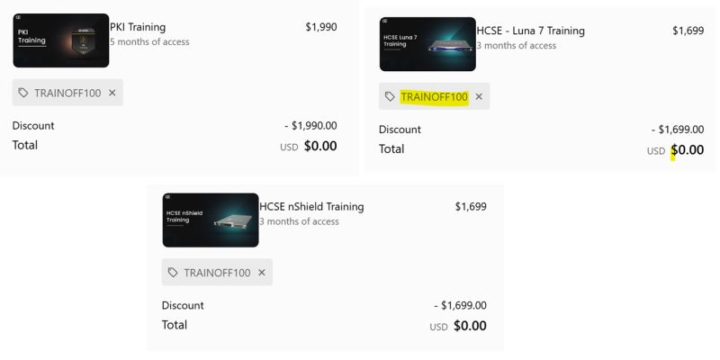 📂free coupons : pki, cryptography, thales courses