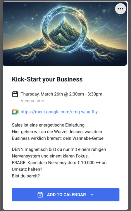 RIESENANKÜNDIGUNG – DAS NÄCHSTE KICK-START YOUR BUSINESS STEHT AN!
